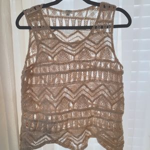 UMGEE crochet  tank size medium